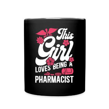 Technicien en pharmacie - Mug uni - noir - Devant