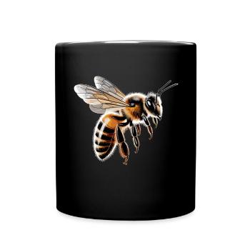 bees beekeeper honey beekeeper bees cute bee - Full Colour Mug - black - Front