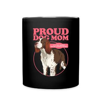 English Springer Spaniel Mom Dog Mom Gift - Full Colour Mug - black - Front