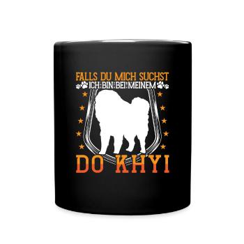 I'm with Do Khyi Tibetan Mastiff - Full Colour Mug - black - Front
