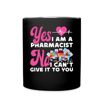 Technicien en pharmacie - Mug uni - noir - Devant