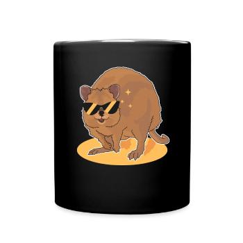 Quokka Short-tailed Kangaroos Gift - Full Colour Mug - black - Front
