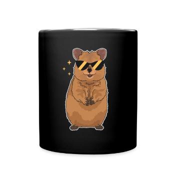 Quokka Short-tailed Kangaroos Gifts - Full Colour Mug - black - Front