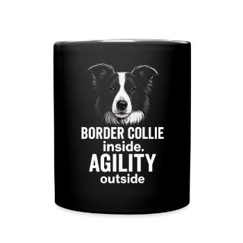 Border Collie Agility Dog Sport Dicton - Mug uni - noir - Devant