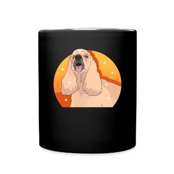 Cocker américain épagneul chien cadeaux - Mug uni - noir - Devant