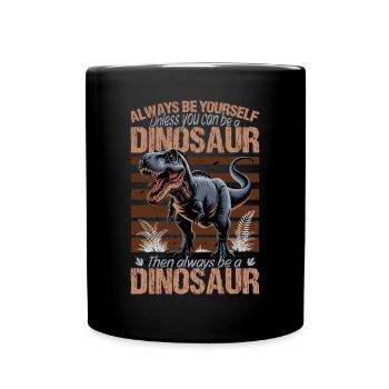 Dinosaure T-Rex enfants - Mug uni - noir - Devant