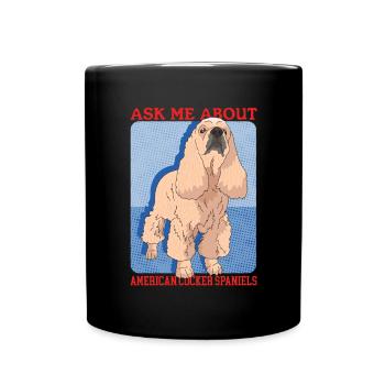 Cadeaux Cocker Spaniel Américain - Mug uni - noir - Devant