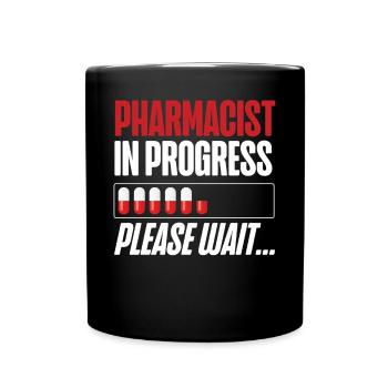 Technicien en pharmacie - Mug uni - noir - Devant