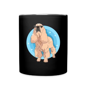 Cocker américain épagneul chien cadeaux - Mug uni - noir - Devant