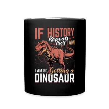 Dinosaure T-Rex enfants - Mug uni - noir - Devant