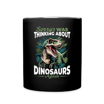 Dinosaure T-Rex enfants - Mug uni - noir - Devant