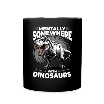 Dinosaure T-Rex enfants - Mug uni - noir - Devant