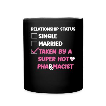 Technicien en pharmacie - Mug uni - noir - Devant