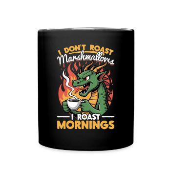 Dragon Coffee Mythical Creatures - Full Colour Mug - black - Front