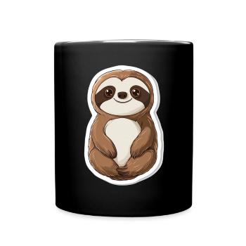 Paresse - Mug uni - noir - Devant