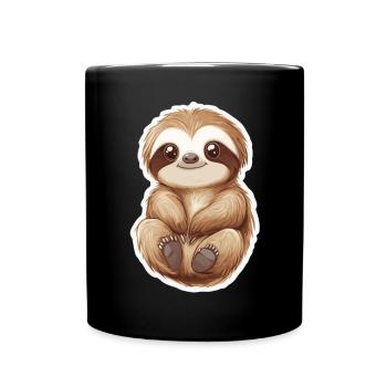 Paresse - Mug uni - noir - Devant