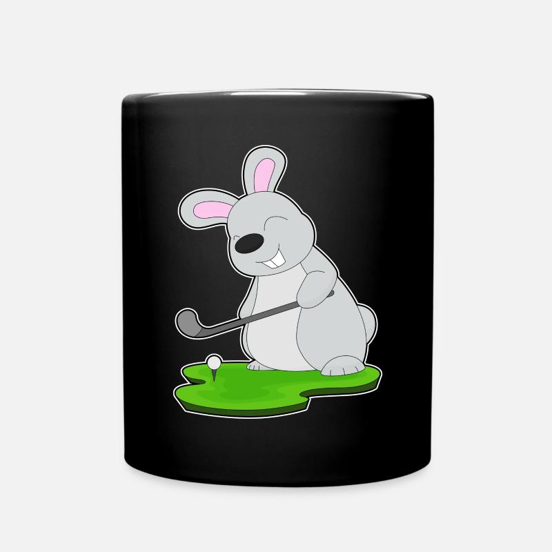 Hase Golf Golfschläger - Tasse einfarbig - Schwarz