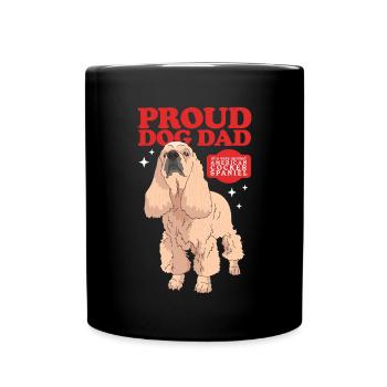 Cocker américain Spaniel Dad Gift - Mug uni - noir - Devant