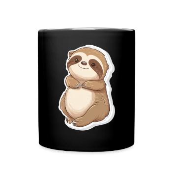 Paresse - Mug uni - noir - Devant