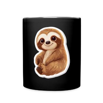 Paresse - Mug uni - noir - Devant