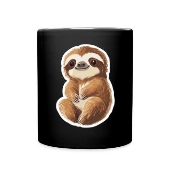Paresse - Mug uni - noir - Devant
