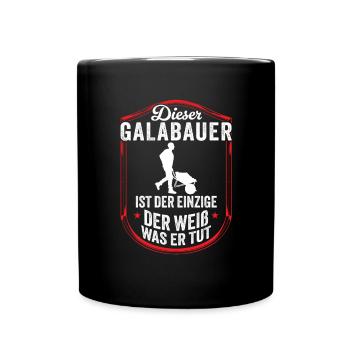 Le jardinier paysagiste sait - Mug uni - noir - Devant