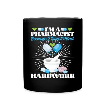 Technicien en pharmacie - Mug uni - noir - Devant