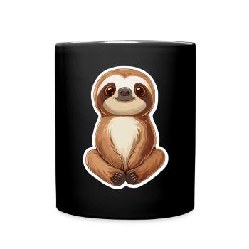 Paresse - Mug uni - noir - Devant