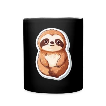 Paresse - Mug uni - noir - Devant