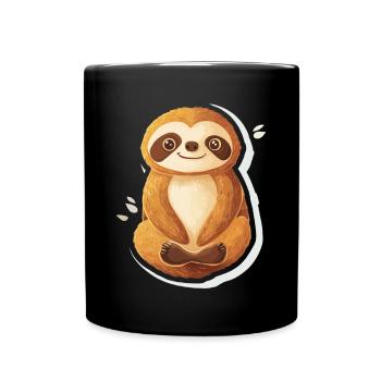 Paresse - Mug uni - noir - Devant