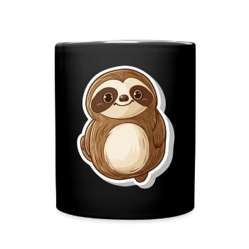 Paresse - Mug uni - noir - Devant