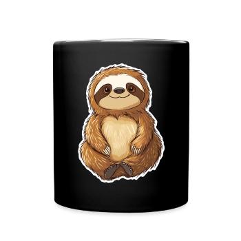 Paresse - Mug uni - noir - Devant