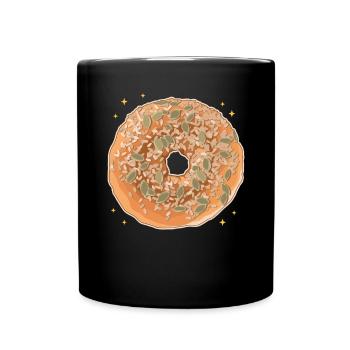 Bagel Beigel Bagol Bread Gifts - Mug uni - noir - Devant