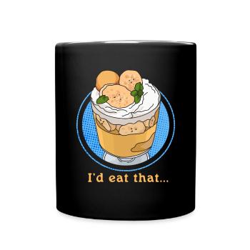 Banana Pudding Banana Pudding Gift - Full Colour Mug - black - Front