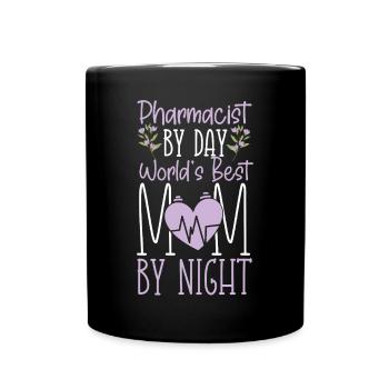 Technicien en pharmacie - Mug uni - noir - Devant