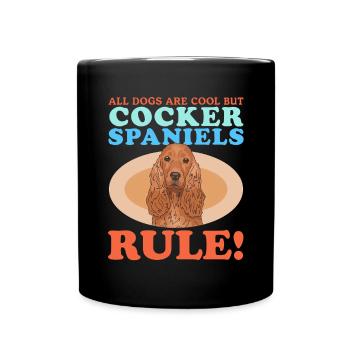 Cocker Spaniel Cocker Spaniel Gift - Full Colour Mug - black - Front