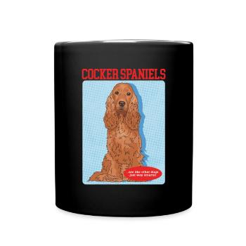 Cocker Spaniel Cocker Spaniel Dog Gift - Mug uni - noir - Devant