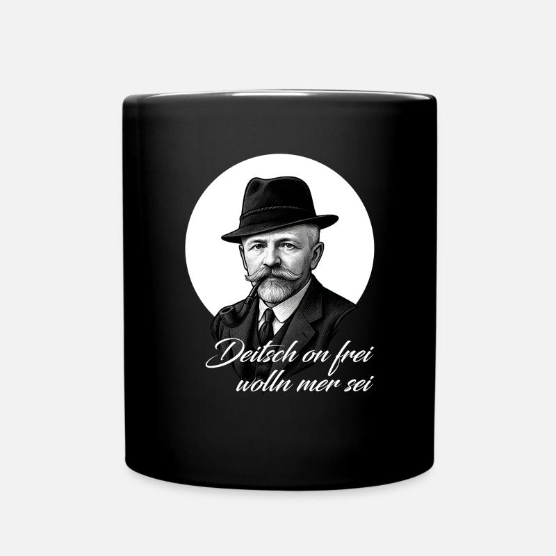Anton Guenther Deitsch on frei - Tasse einfarbig - Schwarz