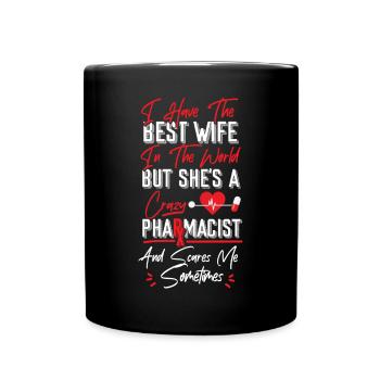 Technicien en pharmacie - Mug uni - noir - Devant
