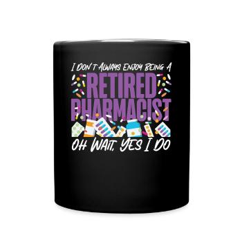 Technicien en pharmacie - Mug uni - noir - Devant