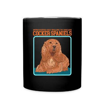 Cocker Spaniel Cocker Spaniel Gifts - Full Colour Mug - black - Front