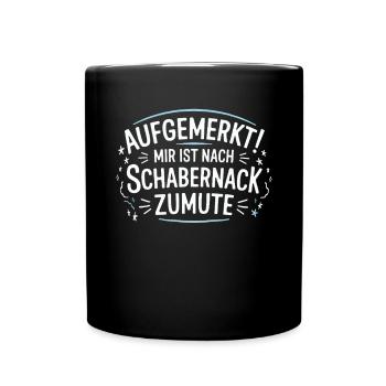 Attention! Je suis d’humeur à faire des farces - Mug uni - noir - Devant