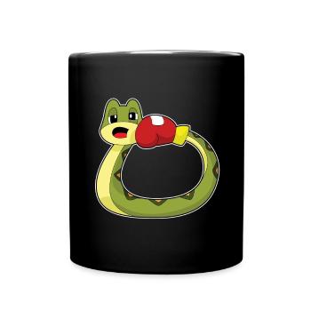 Snake Boxer Gants de boxe Boxe - Mug uni - noir - Devant