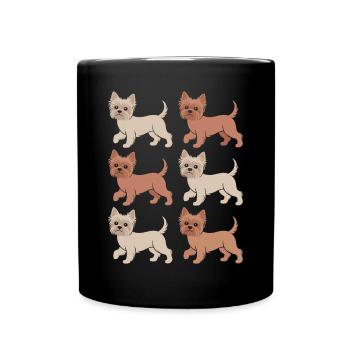 Yorkshire Terrier Diversité Amour - Mug uni - noir - Devant