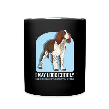 English Springer Spaniel Geschenke - Tasse einfarbig - Schwarz - Vorne