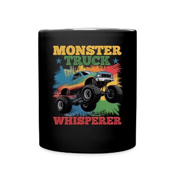Monster Truck kids Boys & Girls - Tasse einfarbig - Schwarz - Vorne