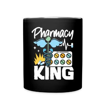 Pharmacy Tech Technician - Tasse einfarbig - Schwarz - Vorne