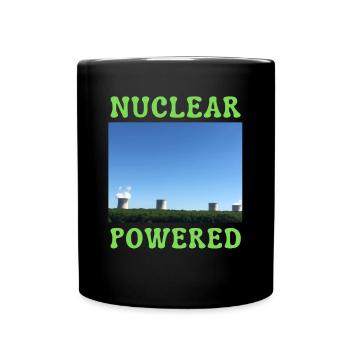 CENTRALE NUCLEAIRE ET NATURE PHOTO - Mug uni - noir - Devant