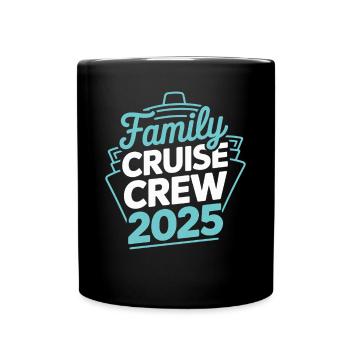 Équipage de croisière 2025 Croisière en famille - Mug uni - noir - Devant