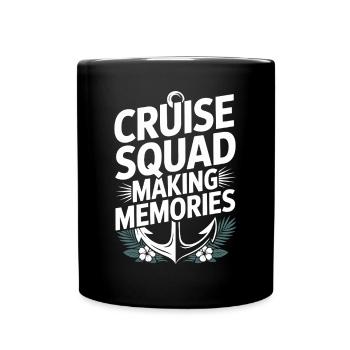 Équipage de croisière 2025 Croisière en famille - Mug uni - noir - Devant